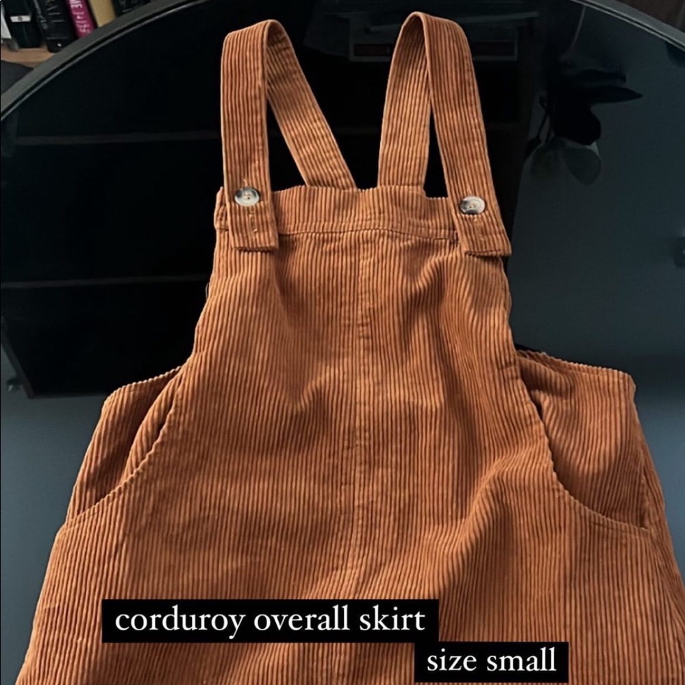 corduroy skirt overall